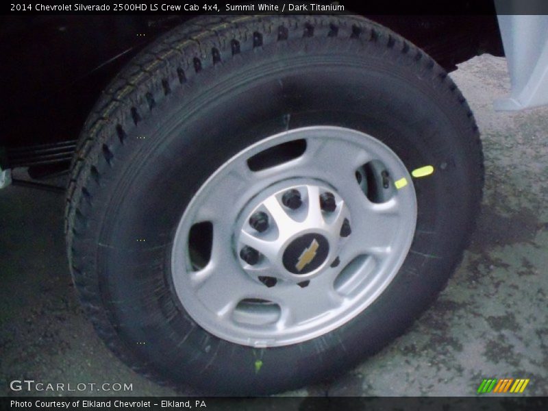 Summit White / Dark Titanium 2014 Chevrolet Silverado 2500HD LS Crew Cab 4x4