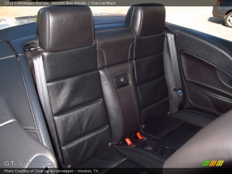 Horizon Blue Metallic / Charcoal/Black 2013 Volkswagen Eos Lux