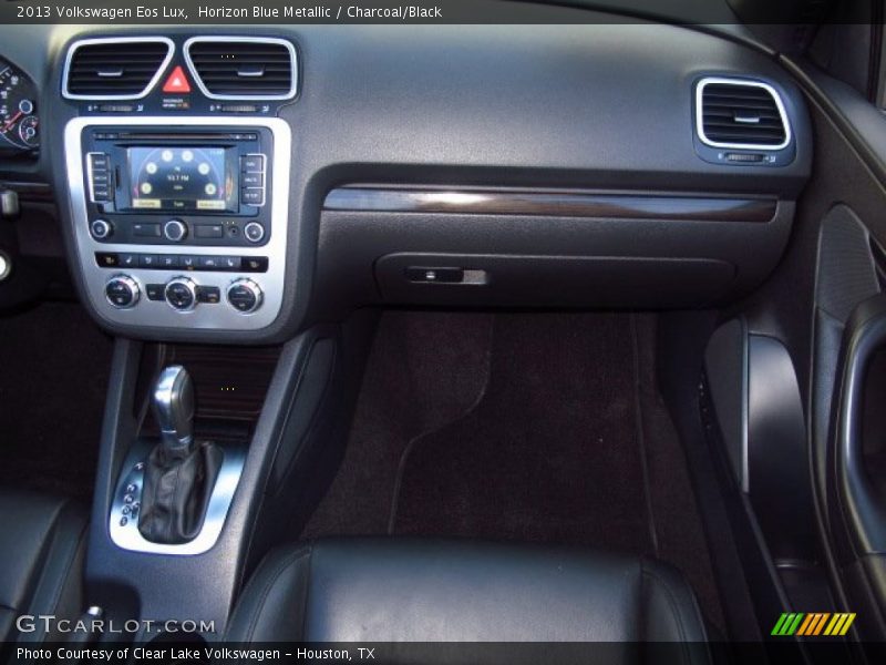 Horizon Blue Metallic / Charcoal/Black 2013 Volkswagen Eos Lux
