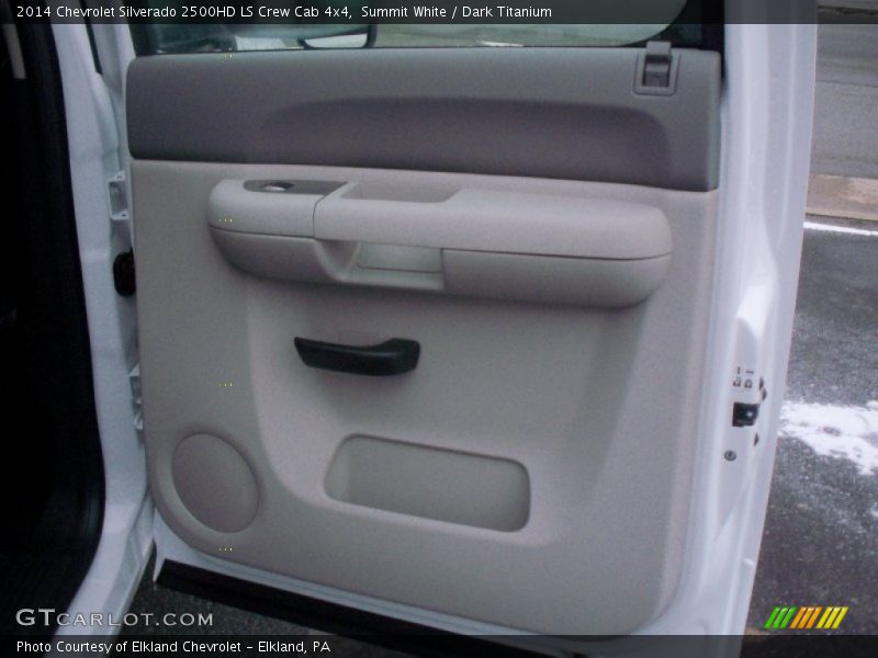 Summit White / Dark Titanium 2014 Chevrolet Silverado 2500HD LS Crew Cab 4x4