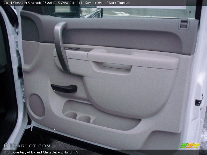Summit White / Dark Titanium 2014 Chevrolet Silverado 2500HD LS Crew Cab 4x4