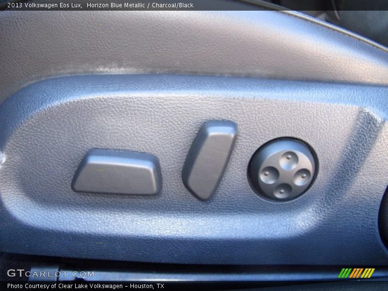 Horizon Blue Metallic / Charcoal/Black 2013 Volkswagen Eos Lux