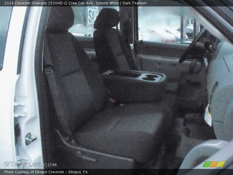 Summit White / Dark Titanium 2014 Chevrolet Silverado 2500HD LS Crew Cab 4x4