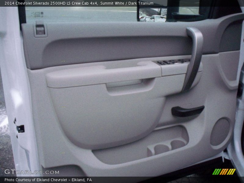 Summit White / Dark Titanium 2014 Chevrolet Silverado 2500HD LS Crew Cab 4x4