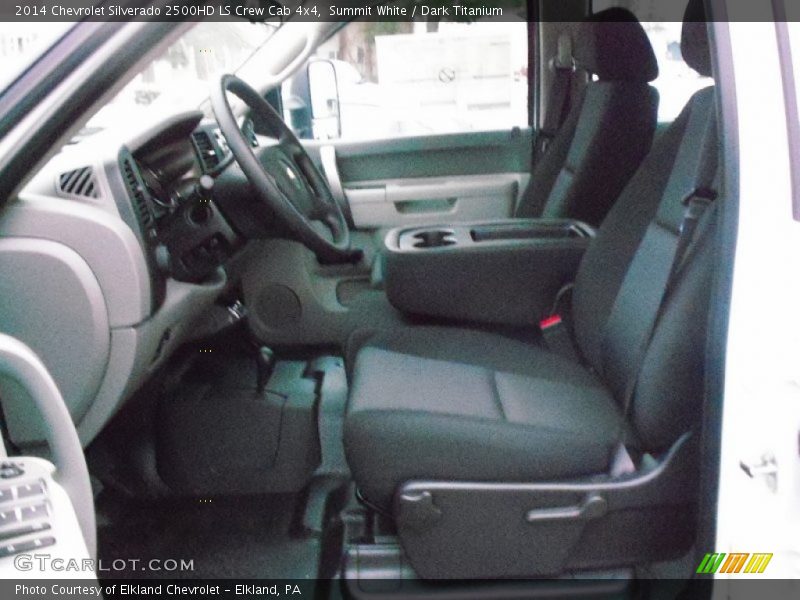 Summit White / Dark Titanium 2014 Chevrolet Silverado 2500HD LS Crew Cab 4x4