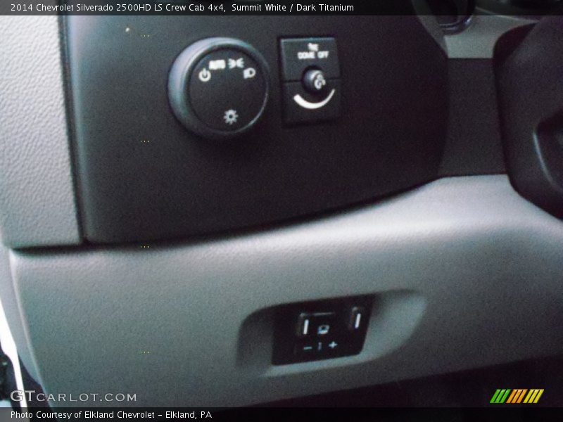 Summit White / Dark Titanium 2014 Chevrolet Silverado 2500HD LS Crew Cab 4x4