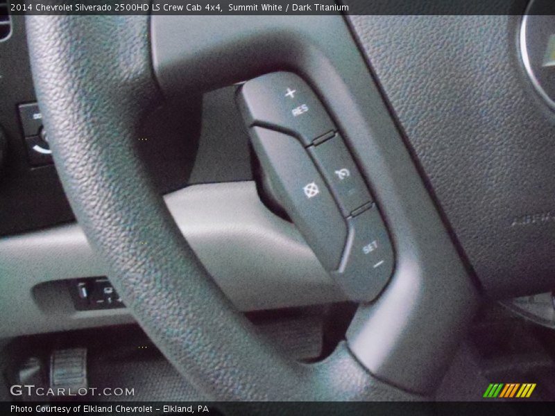 Summit White / Dark Titanium 2014 Chevrolet Silverado 2500HD LS Crew Cab 4x4