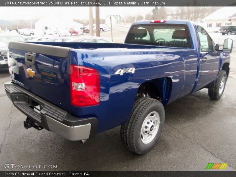  2014 Silverado 2500HD WT Regular Cab 4x4 Blue Topaz Metallic