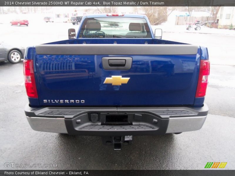 Blue Topaz Metallic / Dark Titanium 2014 Chevrolet Silverado 2500HD WT Regular Cab 4x4