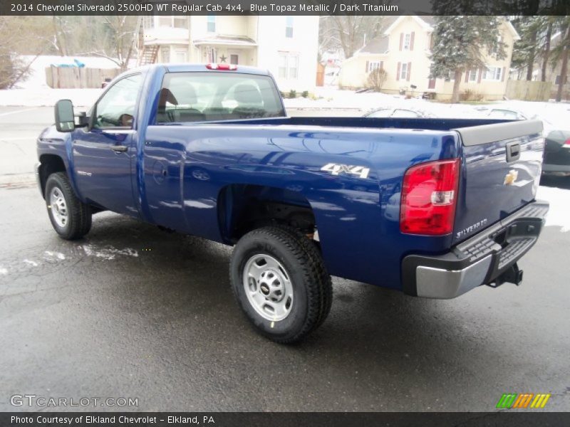  2014 Silverado 2500HD WT Regular Cab 4x4 Blue Topaz Metallic