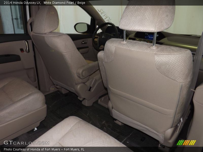 White Diamond Pearl / Beige 2014 Honda Odyssey LX