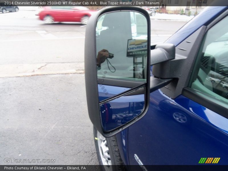 Blue Topaz Metallic / Dark Titanium 2014 Chevrolet Silverado 2500HD WT Regular Cab 4x4