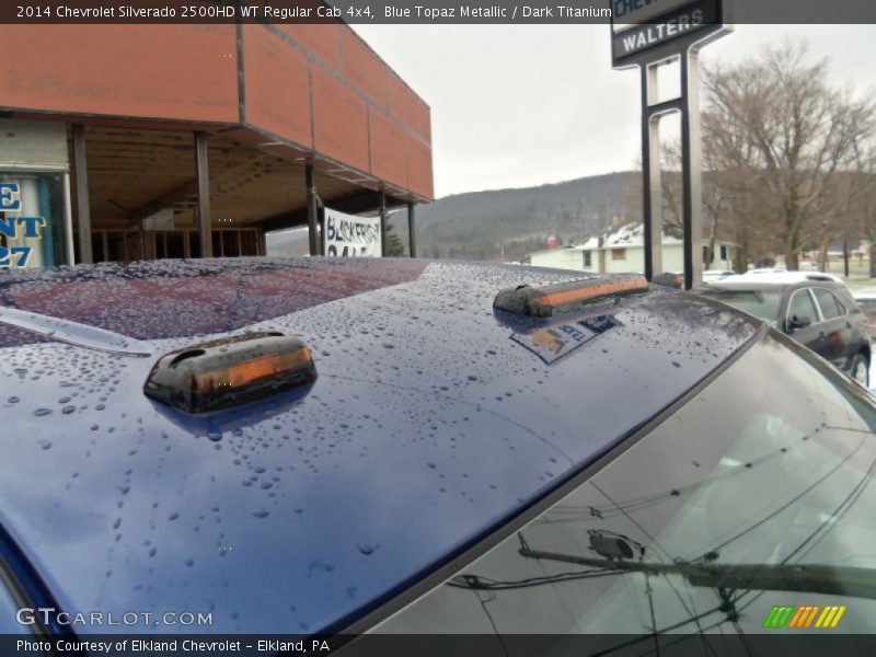 Blue Topaz Metallic / Dark Titanium 2014 Chevrolet Silverado 2500HD WT Regular Cab 4x4