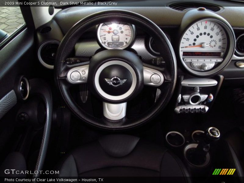 Dark Silver Metallic / Black/Grey 2009 Mini Cooper S Clubman