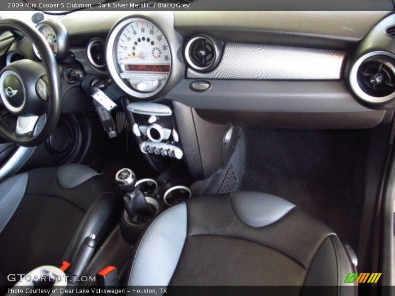 Dark Silver Metallic / Black/Grey 2009 Mini Cooper S Clubman