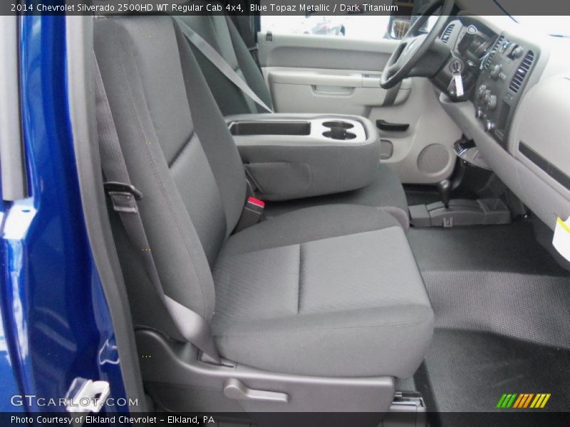 Blue Topaz Metallic / Dark Titanium 2014 Chevrolet Silverado 2500HD WT Regular Cab 4x4