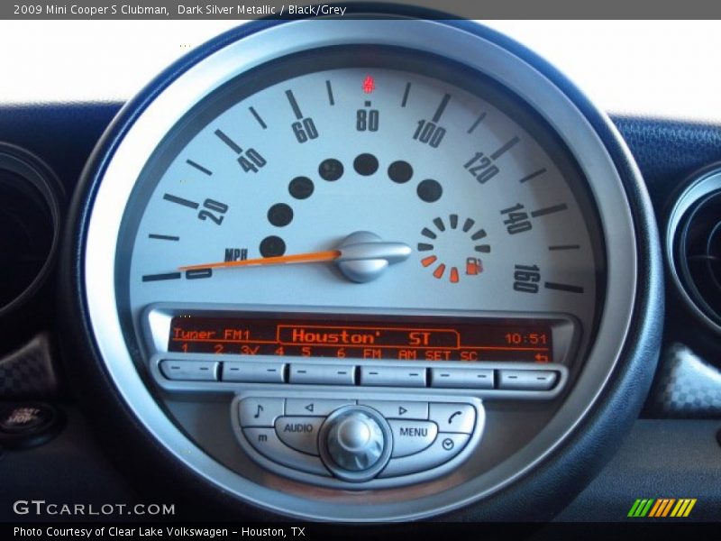 Dark Silver Metallic / Black/Grey 2009 Mini Cooper S Clubman