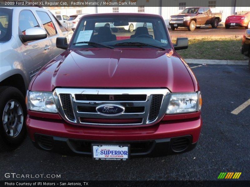 Redfire Metallic / Medium Dark Flint 2009 Ford Ranger XL Regular Cab