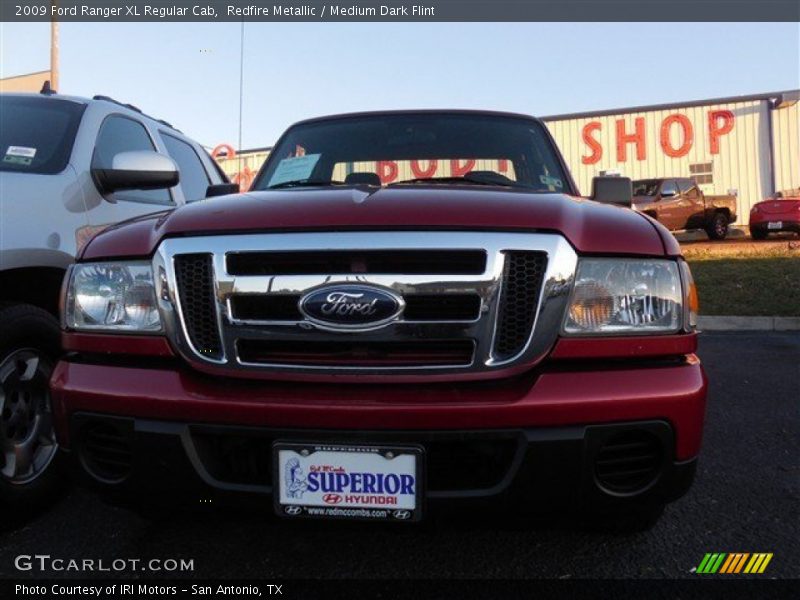 Redfire Metallic / Medium Dark Flint 2009 Ford Ranger XL Regular Cab