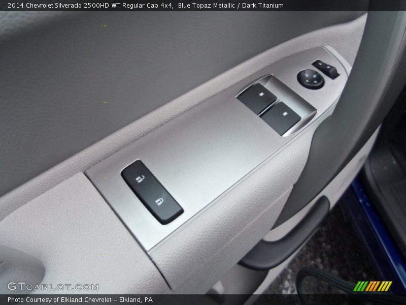 Blue Topaz Metallic / Dark Titanium 2014 Chevrolet Silverado 2500HD WT Regular Cab 4x4