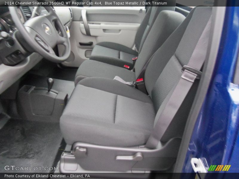 Front Seat of 2014 Silverado 2500HD WT Regular Cab 4x4