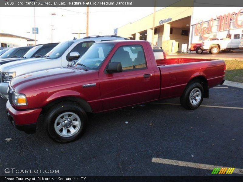 Redfire Metallic / Medium Dark Flint 2009 Ford Ranger XL Regular Cab