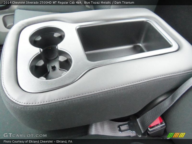 Blue Topaz Metallic / Dark Titanium 2014 Chevrolet Silverado 2500HD WT Regular Cab 4x4