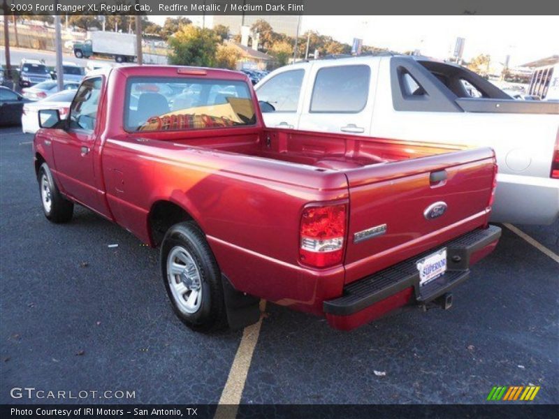 Redfire Metallic / Medium Dark Flint 2009 Ford Ranger XL Regular Cab