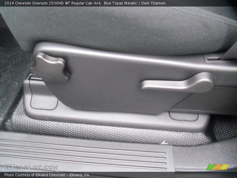 Blue Topaz Metallic / Dark Titanium 2014 Chevrolet Silverado 2500HD WT Regular Cab 4x4