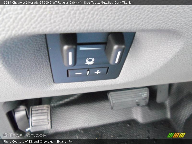 Blue Topaz Metallic / Dark Titanium 2014 Chevrolet Silverado 2500HD WT Regular Cab 4x4