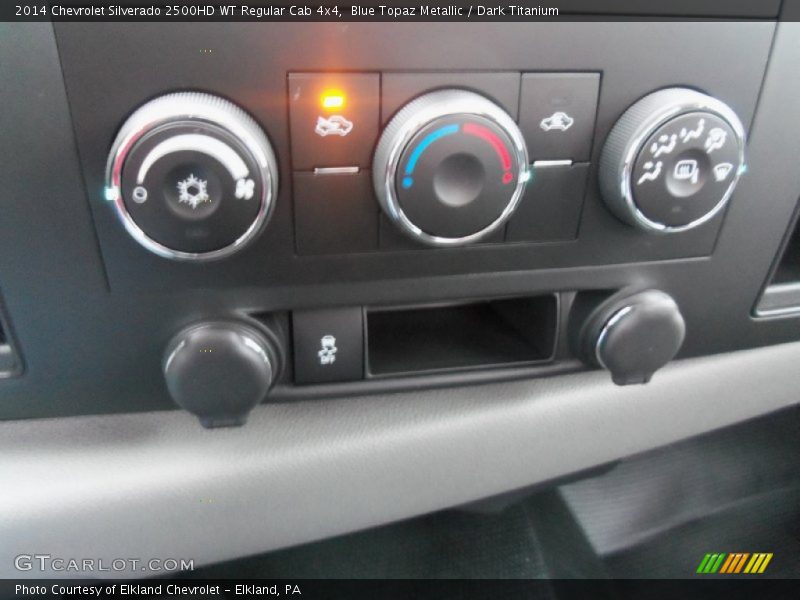 Blue Topaz Metallic / Dark Titanium 2014 Chevrolet Silverado 2500HD WT Regular Cab 4x4