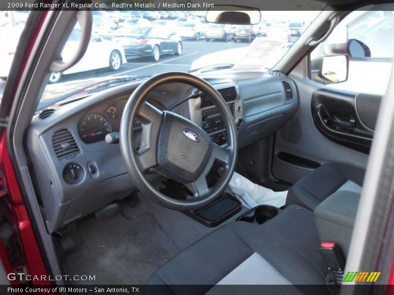 Medium Dark Flint Interior - 2009 Ranger XL Regular Cab 