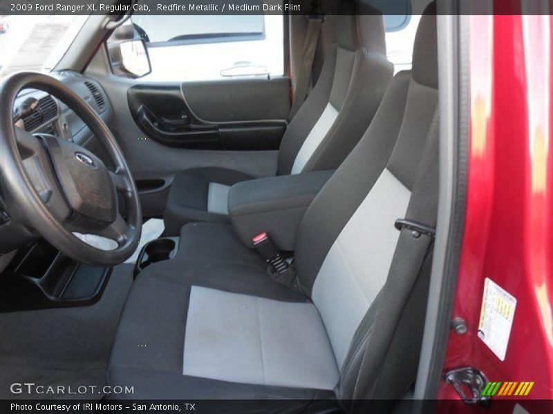 Front Seat of 2009 Ranger XL Regular Cab