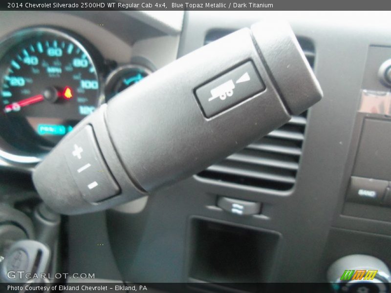 Blue Topaz Metallic / Dark Titanium 2014 Chevrolet Silverado 2500HD WT Regular Cab 4x4
