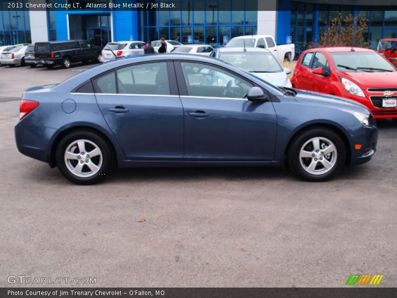 Atlantis Blue Metallic / Jet Black 2013 Chevrolet Cruze LT