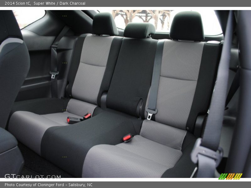 Super White / Dark Charcoal 2014 Scion tC
