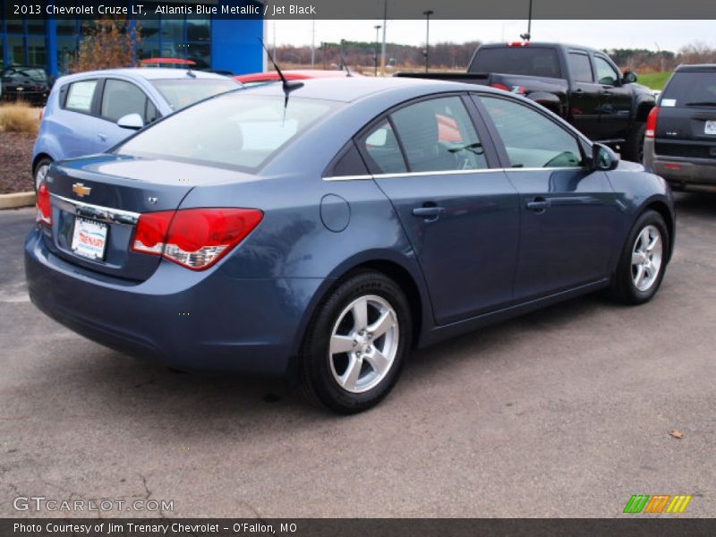 Atlantis Blue Metallic / Jet Black 2013 Chevrolet Cruze LT