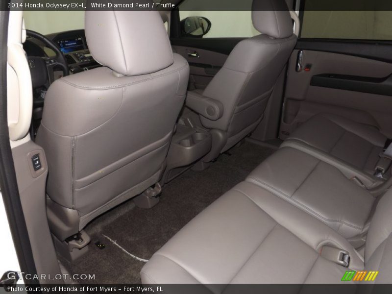 White Diamond Pearl / Truffle 2014 Honda Odyssey EX-L