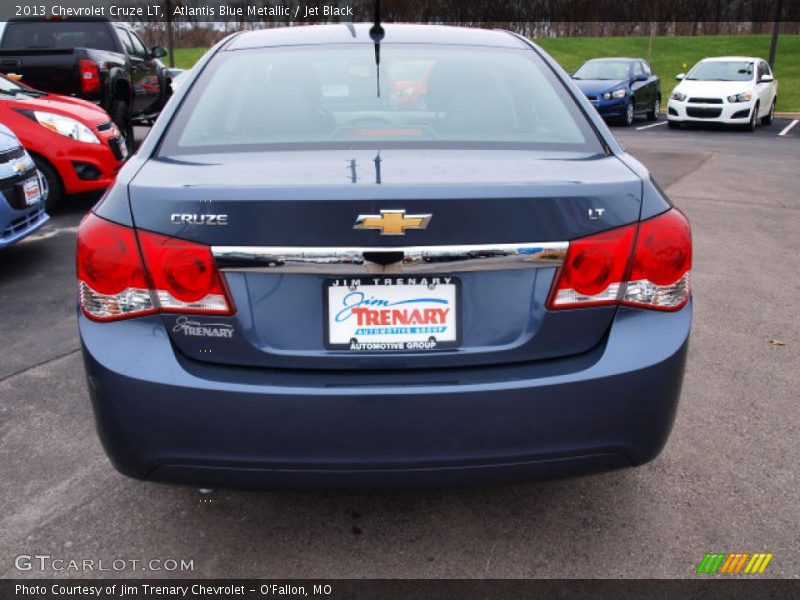 Atlantis Blue Metallic / Jet Black 2013 Chevrolet Cruze LT
