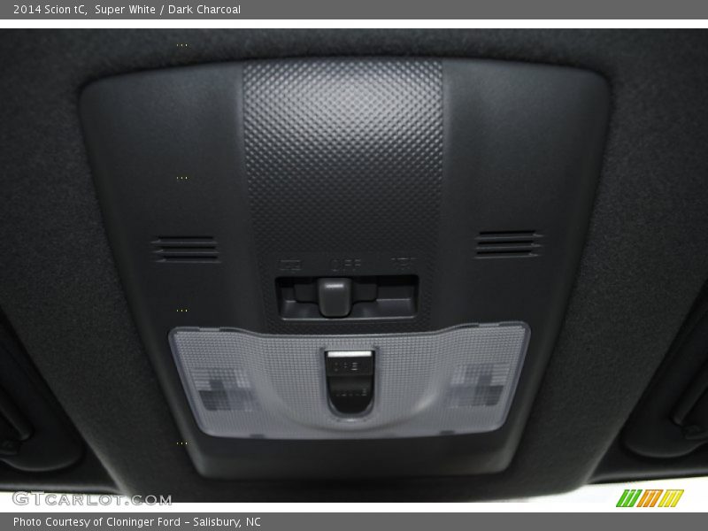 Super White / Dark Charcoal 2014 Scion tC