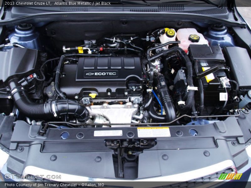 Atlantis Blue Metallic / Jet Black 2013 Chevrolet Cruze LT
