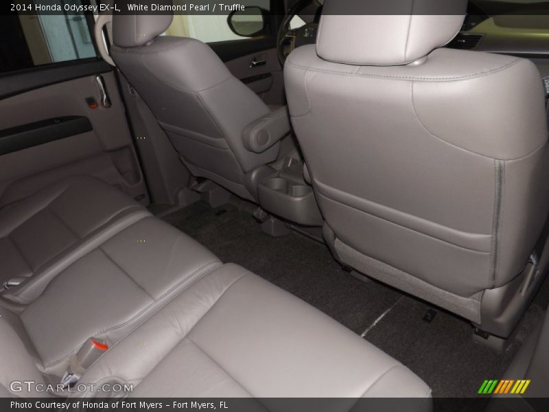 White Diamond Pearl / Truffle 2014 Honda Odyssey EX-L