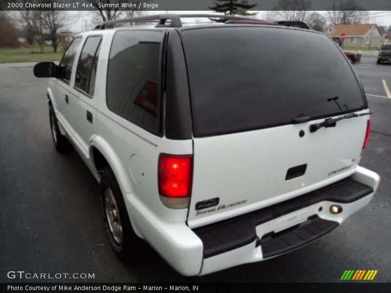 Summit White / Beige 2000 Chevrolet Blazer LT 4x4