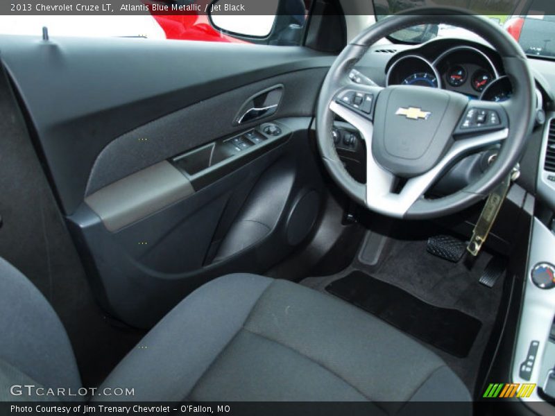 Atlantis Blue Metallic / Jet Black 2013 Chevrolet Cruze LT