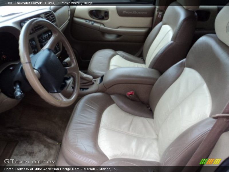 Summit White / Beige 2000 Chevrolet Blazer LT 4x4