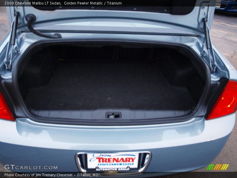 Golden Pewter Metallic / Titanium 2009 Chevrolet Malibu LT Sedan