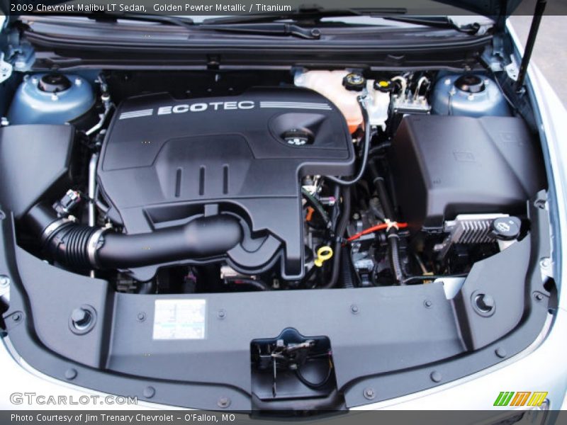 Golden Pewter Metallic / Titanium 2009 Chevrolet Malibu LT Sedan