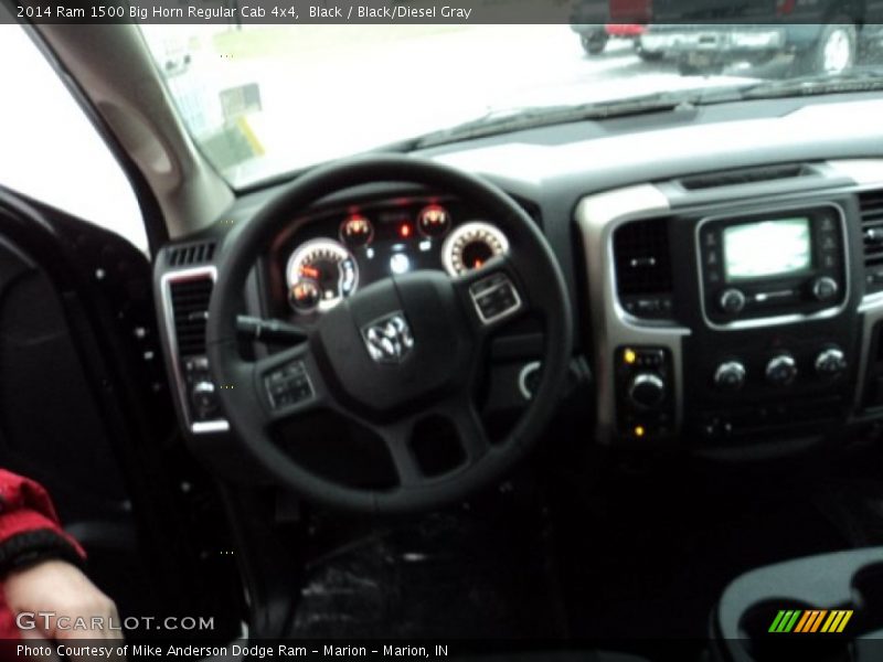 Black / Black/Diesel Gray 2014 Ram 1500 Big Horn Regular Cab 4x4