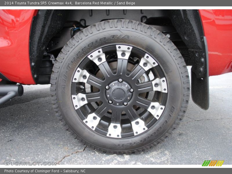 Barcelona Red Metallic / Sand Beige 2014 Toyota Tundra SR5 Crewmax 4x4