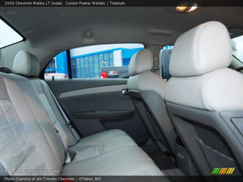 Golden Pewter Metallic / Titanium 2009 Chevrolet Malibu LT Sedan